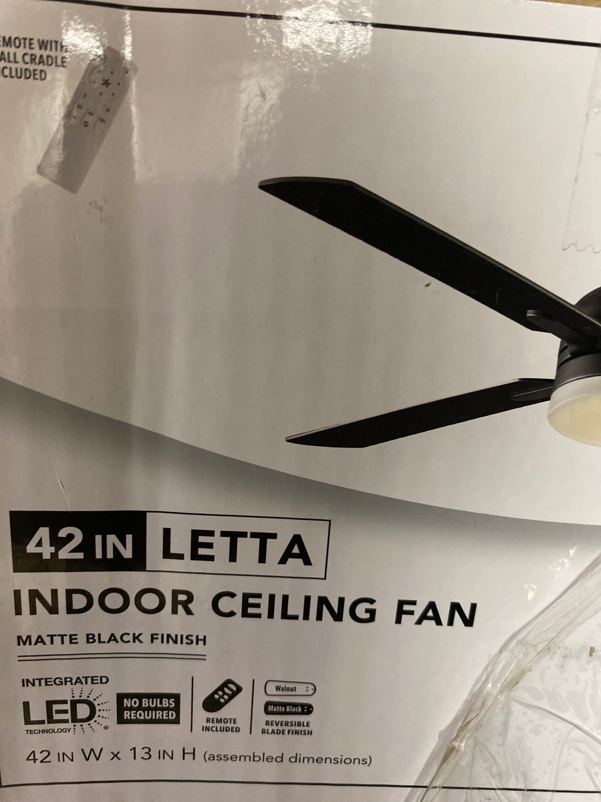 Hampton Bay Letta 42" ceiling fan