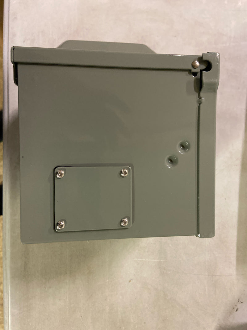 Vevor DGNRV30ATT30RA943V0 RV Power Outlet Box Indoor/Outdoor 30 Amp 125-Volt/250-Volt Receptacle Panel NEMA TT-30R Single Outlet for RV Camper Car