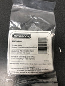 Amerock BP6726BMB Urbanite 2-5/8 Inch Bar Cabinet Knob - Polished Chrome / Brushed Matte Black