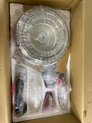 MinkaAire F518L-BN Concept II 44" 3 Blade Indoor LED Flush Mount Ceiling Fan with Remote Included - Brushed Nickel