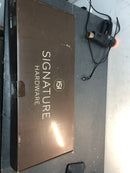 Signature Hardware SHXCEL107ZSS Eiler 1.8 GPM Single Handle Deck Mounted Pre-Rinse Pull Down Kitchen Faucet - Stainless Steel