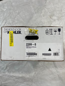 Kohler K-2209-0 White Caxton 17" Undermount Bathroom Sink with Overflow