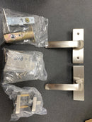 Emtek 520SPNUS15 Spencer Privacy Door Lever Set from the Brass Modern Collection - Satin Nickel