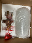 Savoy house 7-6025-3-322 Bryant 60-Watt 3-Light Warm Brass Pendant Light with Strie Glass Shade, No Bulbs Included