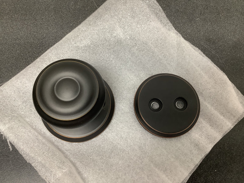 Schlage F94GEO716 Georgian One-Sided Dummy Interior Pack - Exterior Handleset Sold Separately - Aged Bronze