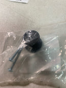 Amerock | Cabinet Knob | Matte Black | 1-1/4 inch (32 mm) Diameter | Ravino | 1 Pack | Drawer Knob | Cabinet Hardware