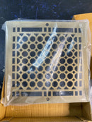 Signature Hardware 327385 Honeycomb Brass Wall Register - 8"x8"( 9-1/4"x9-1/4" Overall) - Antique Brass