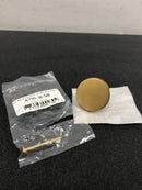 Alno A716-38-SB Moderne 1-3/8" Modern Round Disc Mushroom Solid Brass Cabinet Knob / Drawer Knob - Satin Brass