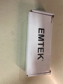 Emtek 92033US15A 3-1/2" x 3-1/2" Plated Steel Heavy Duty 5/8" Radius Round Corner Plain Bearing Hinges - Pair - Pewter