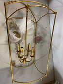 Quorum International 6812-4-74 Mantle 4 Light 15" Wide Pendant - Gold Leaf