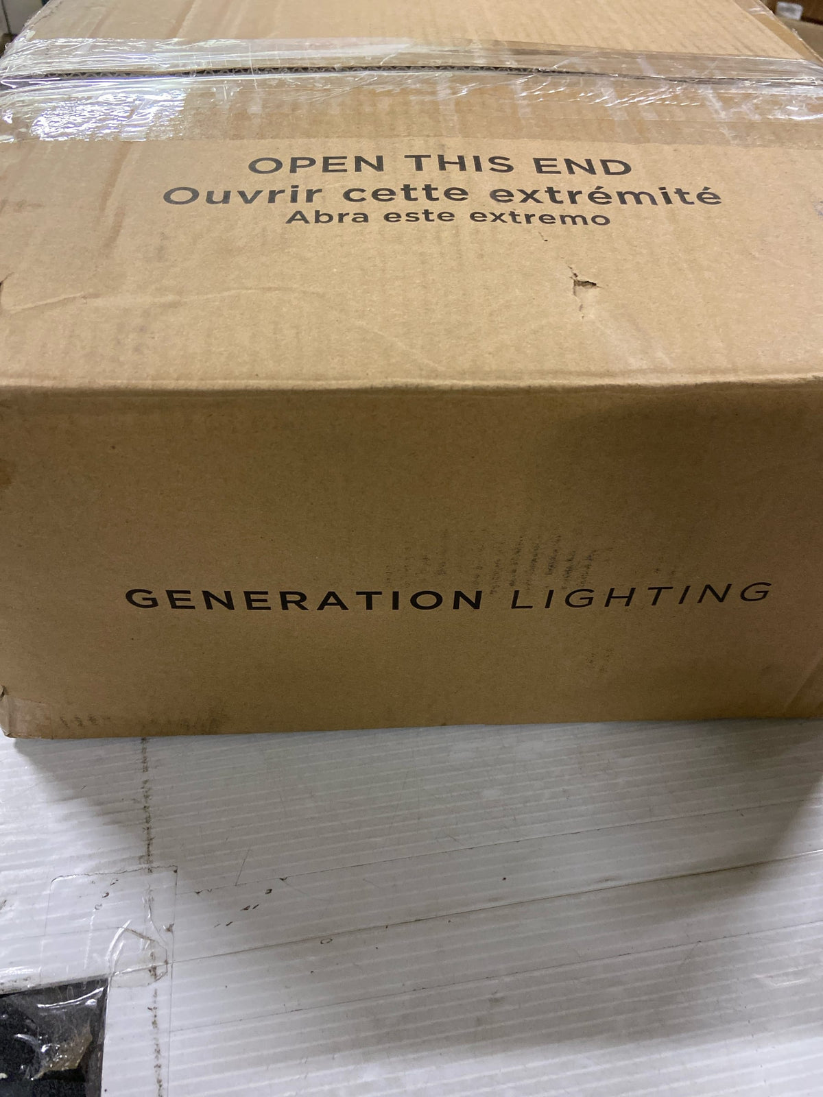 Generation Lighting 2-Light Nash Contemporary Flush Mount Ceiling Light Chrome 75435EN3-05, Ceiling Light Fixture for Home Decor, Ceiling Mount Light for Bedroom, Kitchen, Living Room Decor