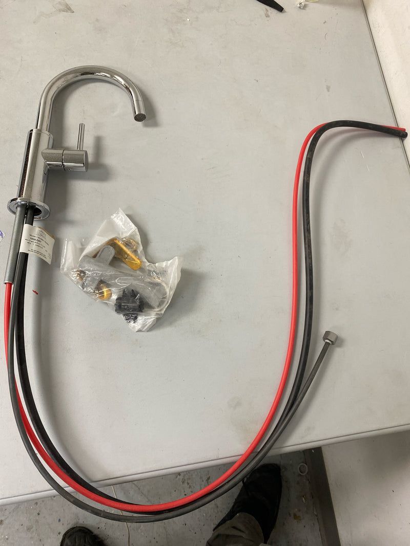 Delta 1930-DST Contemporary Round 1.5 GPM Cold Only Water Dispenser Beverage Faucet - Reverse Osmosis Compatible - Chrome