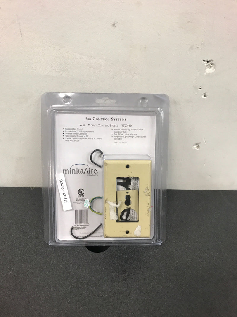 Minka Aire 6-Speed Off-White Wall-Mount Ceiling Fan Remote Control