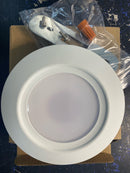 Progress lighting P810027-028-30 Emblem Collection 5-1/2 in. Slim-Line White Low Profile Integrated LED Surface Flush Mount