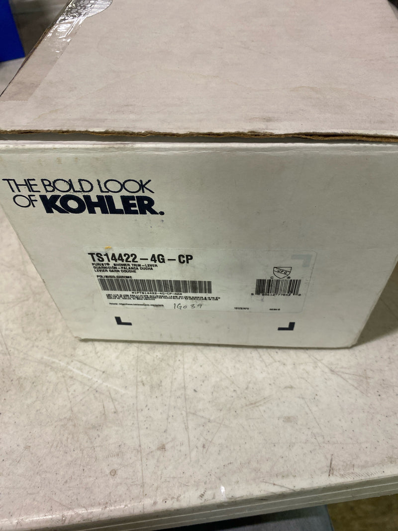 Kohler K-TS14422-4G-CP Purist 1-Handle Wall-Mount 1.75 GPM Shower Trim Kit in Polished Chrome