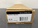 Baldwin PD016190iPS Boulder Style Pocket Door Passage Trim Half Pair from the Estate Collection - Satin Black
