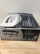 Hampton bay 23984 Portland Court 14 in. 1-Light Oil Rubbed Bronze with Gold Highlights LED Flush Mount