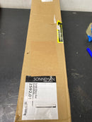 Sonneman 2592.01 Solid Glass Bar Single Light 24" Integrated LED Bath Bar with Glass Shade - Polished Chrome