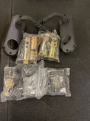 Emtek 7010FB 3-5/8" San Carlos lever (LH)Center to Center