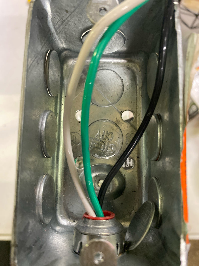 Abb Electrical Box, 14.5 cu in, Utility Box Type, 1 Gang, Steel