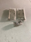 Emtek 91033US15 3.5" x 3.5" Plain Bearing 5/8" Radius Corners Mortise Hinge - Pair of Hinges - Satin Nickel