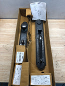 Signature Hardware 441377 Marconi Solid Bronze Full Plate Keyed Entry Single Cylinder Door Handleset with Interior Knob and 2-3/4" Backset - Dark Bronze