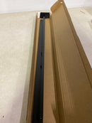 Alno D960-18-MB Tab 18" Center to Center Solid Brass Surface Mount Linear Appliance Handle / Appliance Pull - Matte Black