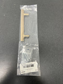 Emtek 86460US4 Mod Hex 4 Inch Center to Center Bar Cabinet Pull from the Urban Modern Collection - Satin Brass
