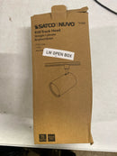 NUVO TH308 R30 Straight Cyl Track Head, Brushed Nickel