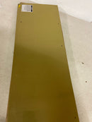 Prime-Line J 4622 10 x 34 In. Bright Brass on Aluminum Door Kick Plate (Single Pack)