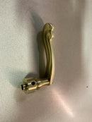Baldwin 5108.044.RMR Single Right Hand Estate Lever Without Rosette Locking/Latching Mechanism Purchased Separately - PVD Satin Brass
