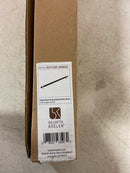 Belwith Keeler B077288-MBBGB Sinclaire 18" Center to Center Ridged Bar Appliance Handles / Appliance Bar Pulls - Matte Black / Brushed Golden Brass