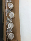 Progress lighting P300048-009 Calhoun Collection 30-1/4 in. 4-Light Brushed Nickel Clear Glass Farmhouse Urban Industrial Bathroom Vanity Light