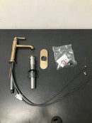 Delta 536-CZMPU-DST Saylor 1.2 GPM Single Hole Bathroom Faucet with Push Pop-Up Drain Assembly and Diamond Seal Valve Technology - Champagne Bronze