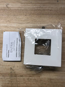 Visual Comfort EN3SFF-OW Entra 3" Square Flanged Flat Recessed Trim - White