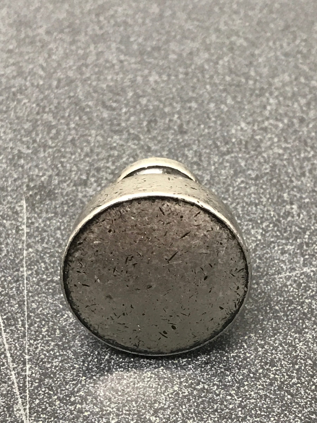 Mng hardware 85464 Precision 1-1/4 in. Distressed Pewter Round Cabinet Knob