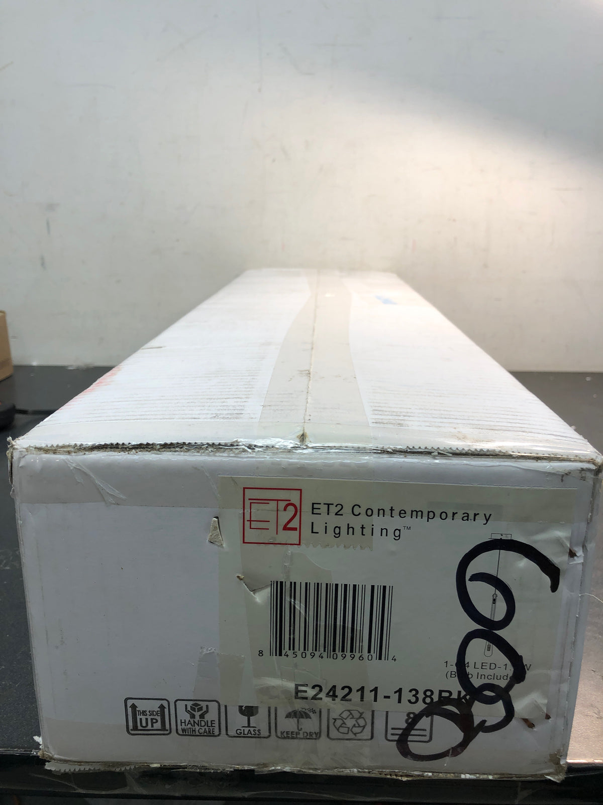 ET2 E24211-138BK Stillo 2" Wide LED Suspension Mini Pendant - Black
