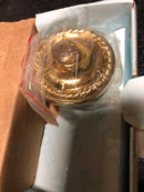 Deltana BBRR213CR003 2-1/4" Solid Brass Round Rope Bell Button - Polished Brass