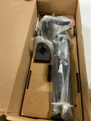Emtek 451613US19 RH Durango Lever Rectangular Full Length Single Cylinder Keyed Entry Sandcast Bronze Handleset - Flat Black