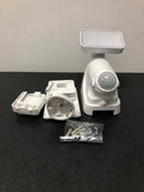 Heath Zenith HZ-7162-WH-G Single Light 7" Wide Integrated LED Outdoor Single Head Flood Light - Motion Sensor Activated and Solar Powered - White