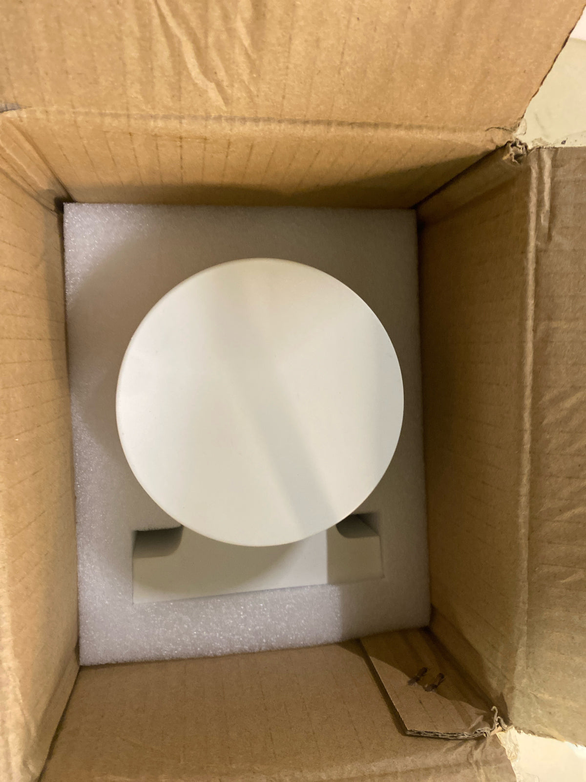 Hinkley Silo Small Down Light Outdoor Wall Sconce, Satin White Finish