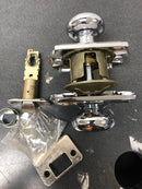 Schlage F10PLY625CAM Plymouth Passage Door Knob Set with Decorative Camelot Trim - Polished Chrome