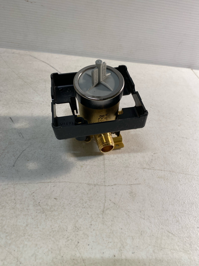 Delta Universal Mixing Rough-In Valve with 1/2" NPT Male thread with 1/2" C.W.T Female Sweat - Box Model