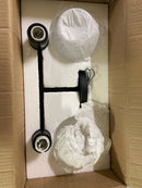 Sea Gull Lighting-Jett-2 Light Bath Vanity in Transitional Style-10.25 Inch Tall and 17 Inch Wide-Midnight Black Finish