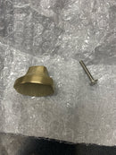 Kallista P30800-00-BAF Transitional 1-7/16 Inch Long Oval Cabinet Knob - Brushed French Gold