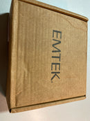 Emtek 5210HLOUS15LH Helios Left Handed Privacy Door Lever Set with Square Rose - Satin Nickel