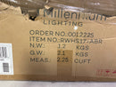 Millennium RWHS17-ABR Restoration One Light Warehouse Shade from R Series Collection in Bronze/Dark Finish