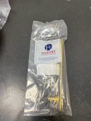 Hickory Hardware H078778BGB Maven 3" (76mm) Center to Center Oval Flat Concave Modern Bar Cabinet Handle / Drawer Pull - Brushed Golden Brass