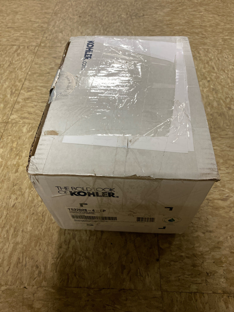 Kohler K-TS22028-4-CP Tempered Shower Only Trim Package with 1.75 GPM Single Function Shower Head - Polished Chrome