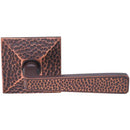 Emtek C510HMUS10B Hammered Lever Passage Door Leverset from the Arts and Crafts Collection with the CF Mechanism - Oil Rubbed Bronze